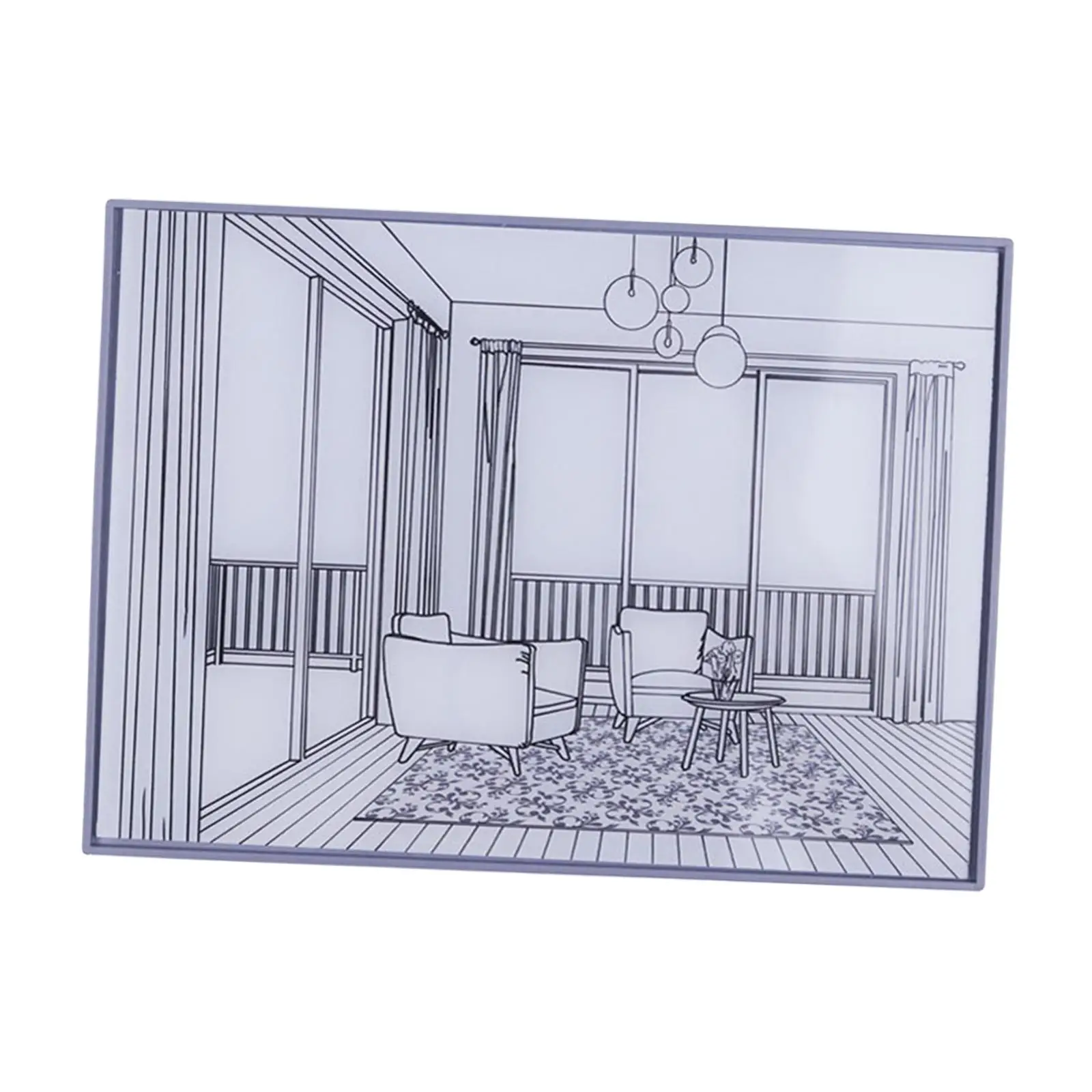 LED Lighting Painting Decoration Night Light Glowing Photo Frame Bedside Lamp for Party Desktop Home Living Room Dining Room