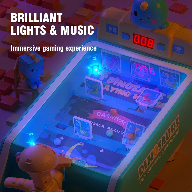 Mesa pinball jogo de tiro para festa de família mesa jogar bola brinquedos portátil esporte ao ar livre brinquedo educativo presente para crianças