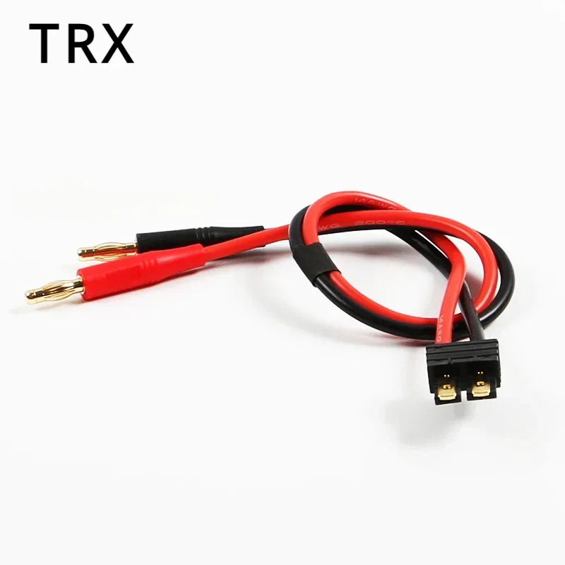 20Cm Ec3 Ec5 Xt30 Xt60 Trx T Stekker Mannelijke Koplading Lood Naar 4.0Mm Bananenpluggen Oplaadkabel Siliconen Draad 14awg Voor Lipo-Batterij