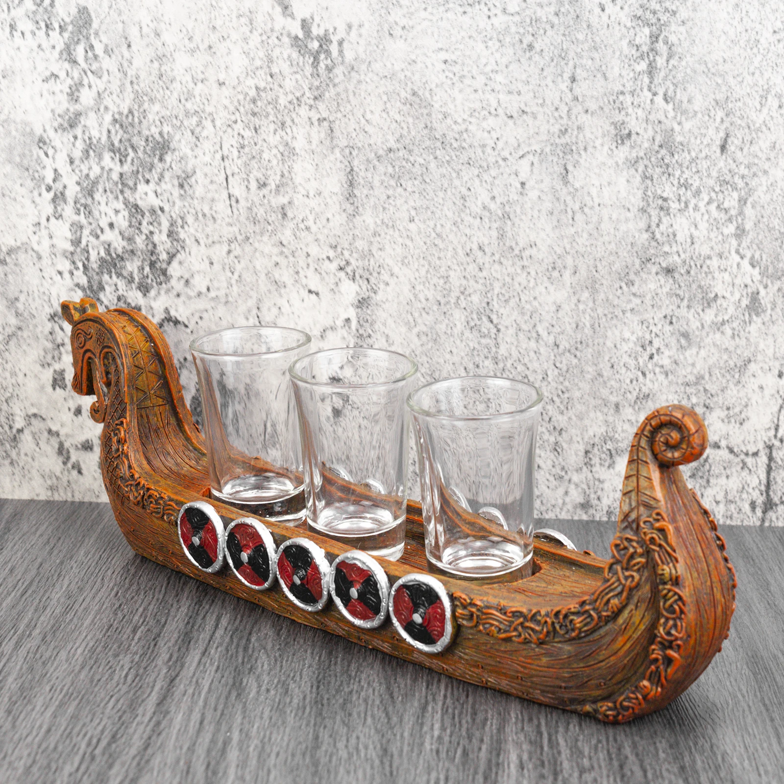 Viking Ship ガラス細工オブジェ S0f30a1ac04a94396a09b2728f6cfe