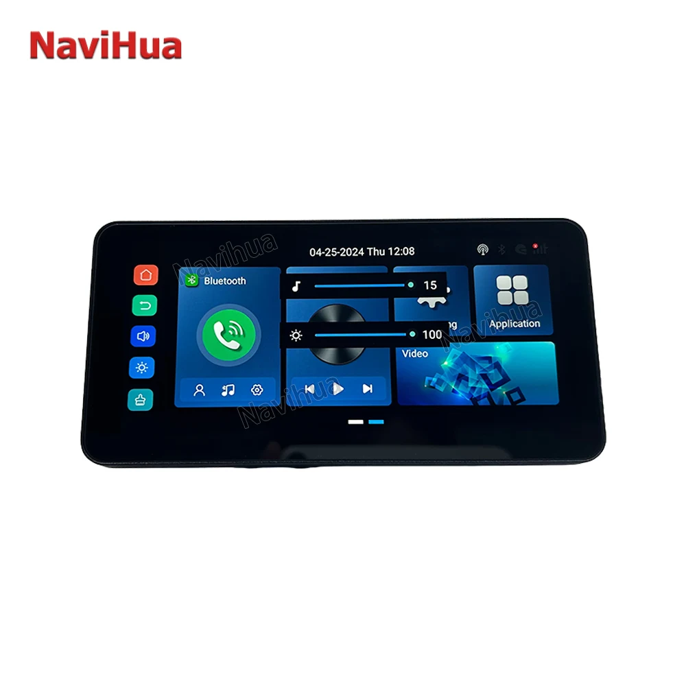 6.3 ''ips android 12,0 2g 32g motor motorrad gps touchscreen display dvr recorder ipx7 bt carplay android auto monitor tpms