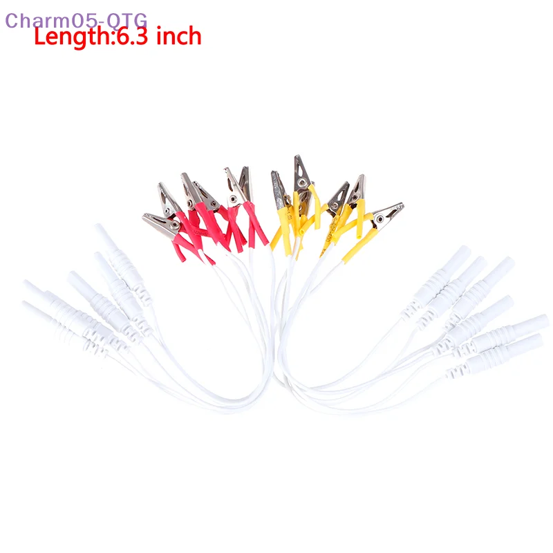 

NEW 12Pcs/Set Alligator Clip Cable Electronic Acupuncture Treatment Instrument
