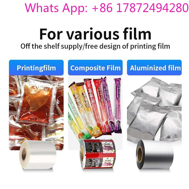 Automatic Liquid Pouch Filling Machine Filling and Sealing Water Sachet Packing Machine for Small Business