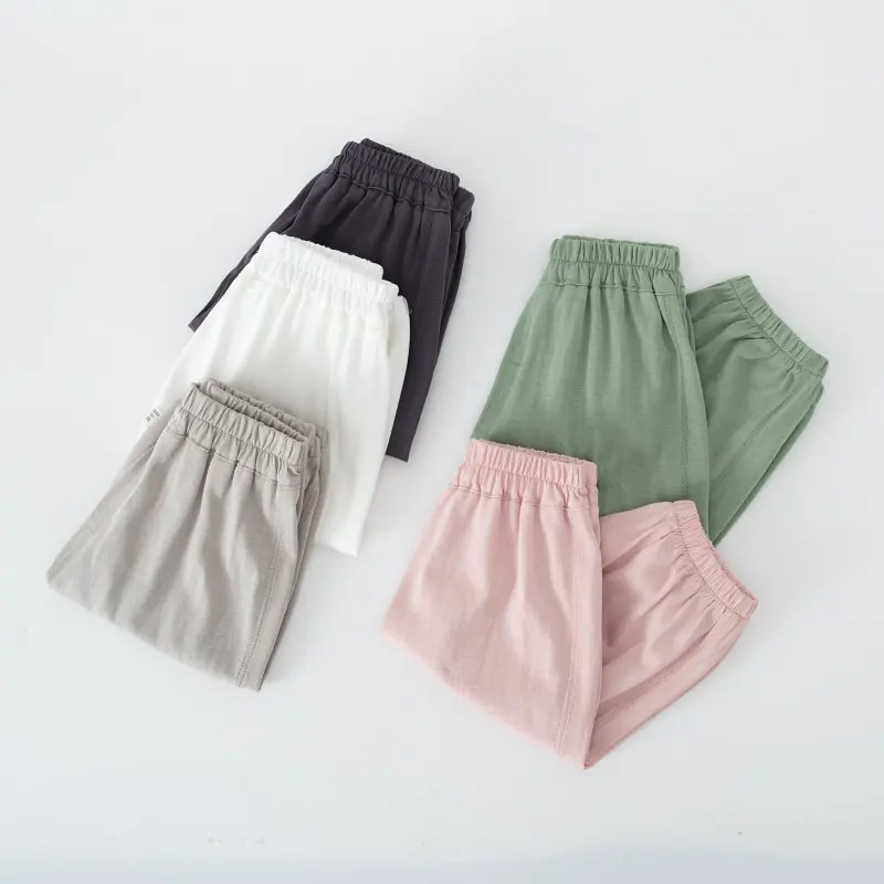 Infant Toddler Boys Girls Summer Pants Soft Rayon Cotton Coo