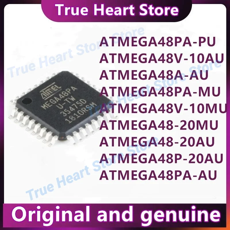 

10PCS/LOT ATMEGA48PA-AU ATMEGA48-20AU ATMEGA48V-10AU MU PU AVR ATMEGA48P ATMEGA48 ATMEGA IC MCU Chip TQFP-32 in stock