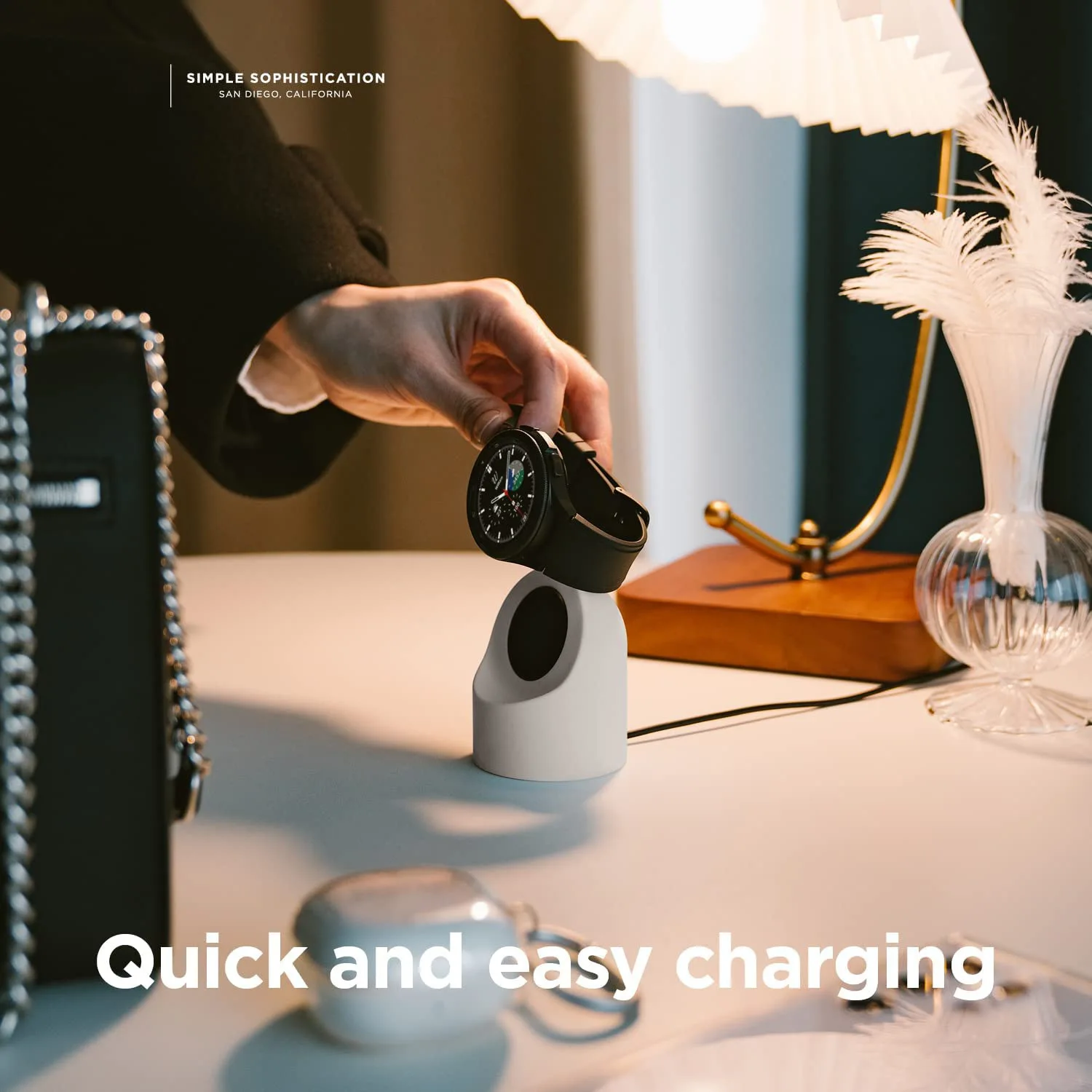 Charger For Samsung Galaxy Watch 5 40mm 44mm 42mm 46mm silicone Stand accessories Galaxy Watch 3 4 5 Pro Charger Stand 45mm 41mm