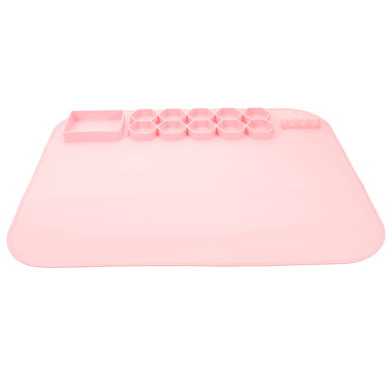 Silicone Craft Mat for Painting Reusable Non-Stick Resin DIY Art Mat Durable Lightweight Foldable with Suction for Clay