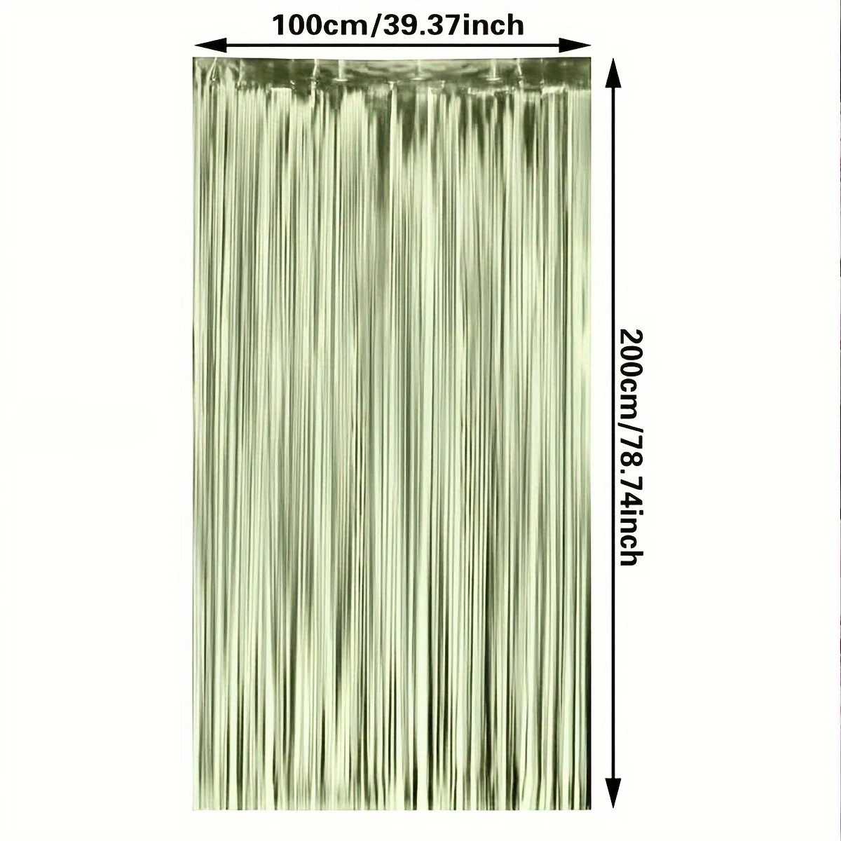 2pcsGreen الليزر المطر الحرير الستار خلفية حفلة عيد ميلاد كابينة تصوير الديكور الحدث الذكرى الزفاف خلفية الديكور