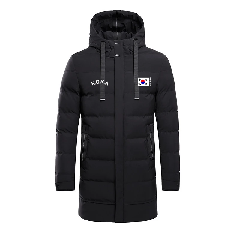 R.O.K.A KOREA-Vêtements de sports de plein air et de loisirs pour hommes, manches longues, chapeau en coton, chaud, hiver 2022