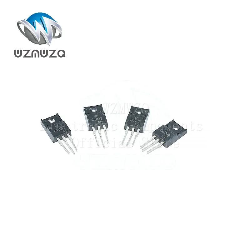 10PCS/Lot A1837 C4793 TO220 Plastic-sealed driving tube power amplifier Paired transistor 2SA1837 2SC4793 TO-220 original import