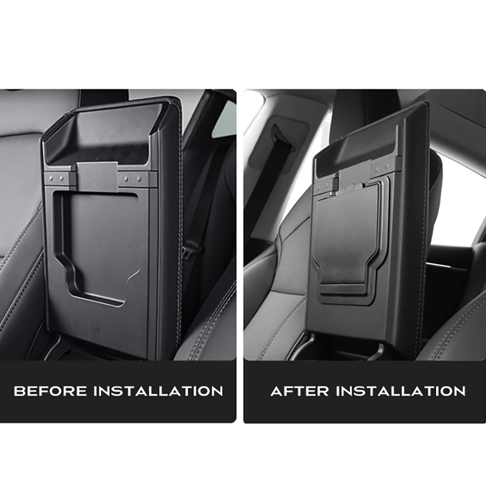 TESY For Tesla Model YL Y Juniper Launch Model 3 Highland Armrest Hidden Magnetic Storage Box Car Interior Organizers Case