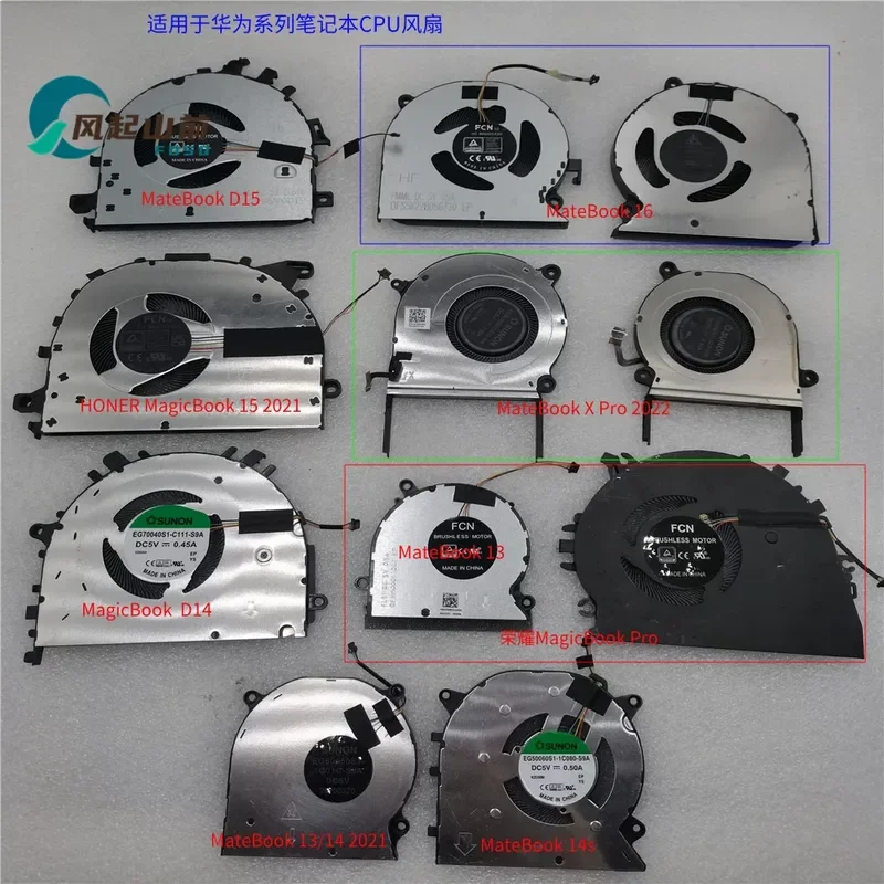 Fan for HUAWEI HUAWEI Honor MagicBook Pro MateBook 13 D14 D15