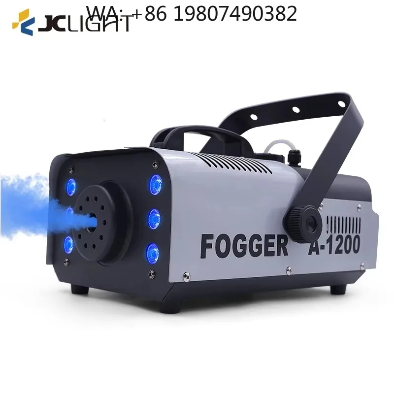

1200W Compact DMX RGB LED Fog Mini Remote Control Smoke Generator for Disco Wedding Live Stage Performance FX