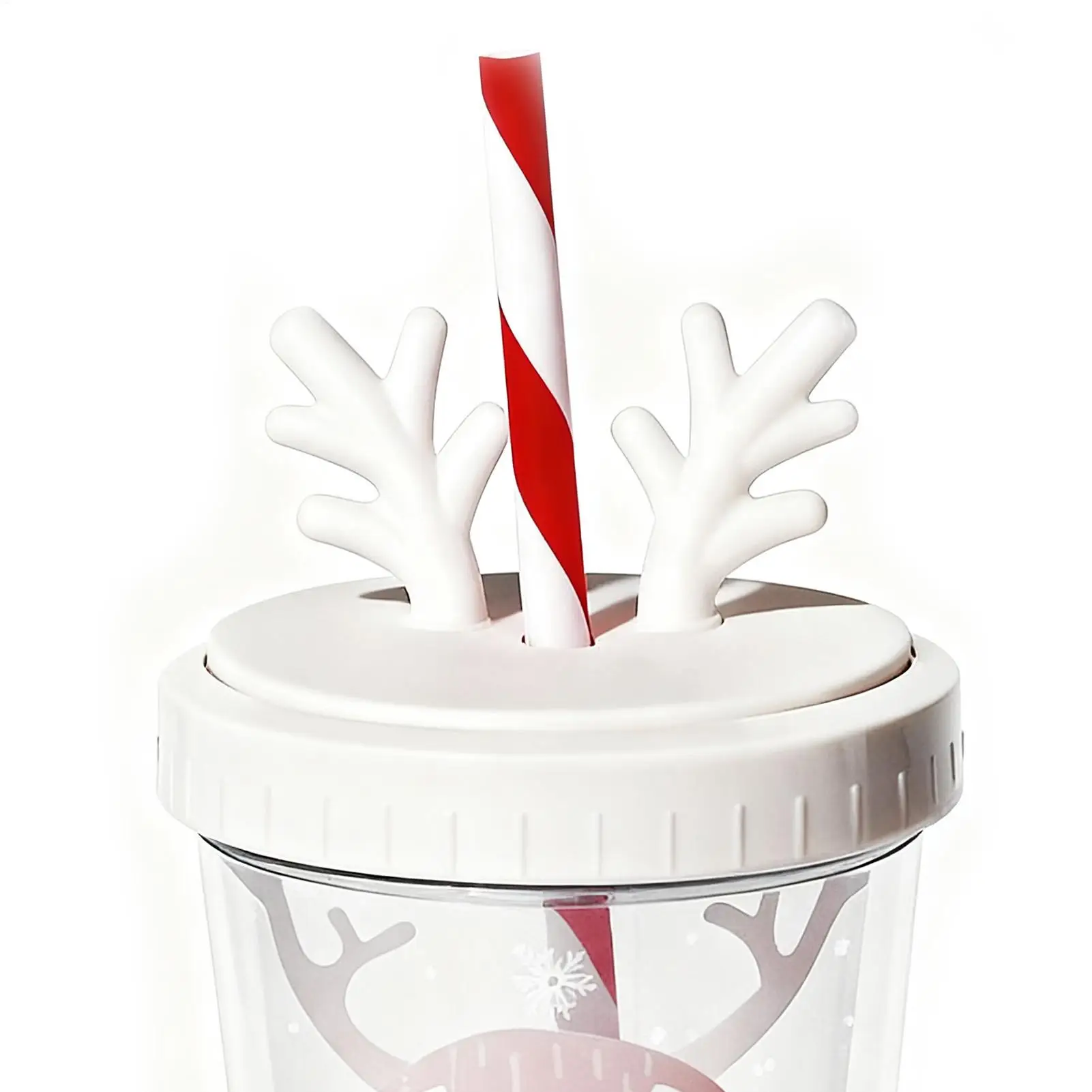 

Рождественская зимняя чашка с соломинкой, 420 мл, зимняя праздничная дорожная кружка, двойная настенная дорожная кофейная кружка для женщин, мужчин, детей, взрослых, детей