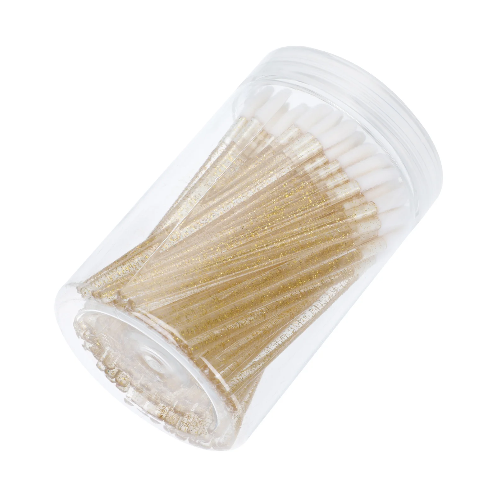 

Applicator Lip Stick Disposable Gloss Applicators Yellow Crystal Handle Brush for Lipstick