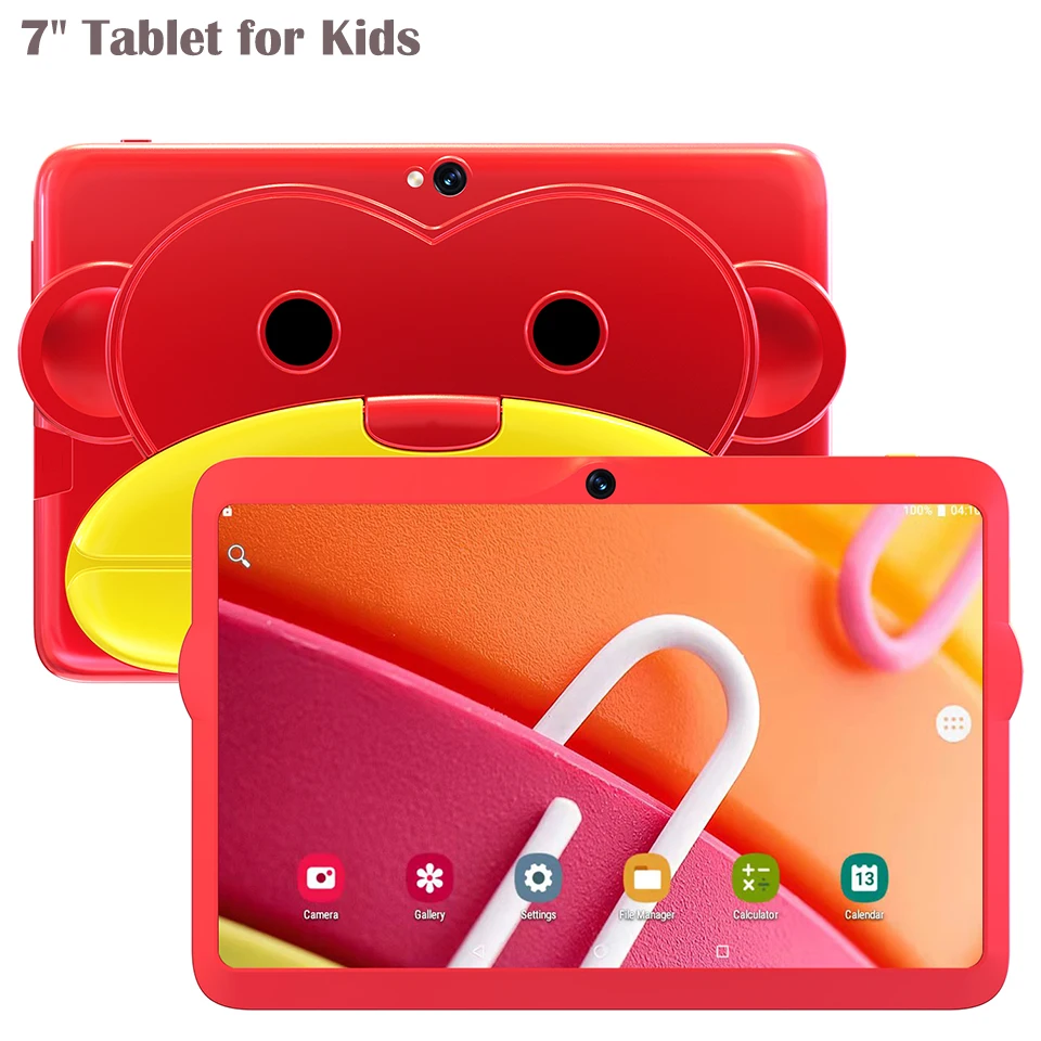 Kids Tablet Android11 7 Inch Learning Tablet for Kids Toddler Tablet Wifi 32GB Education Toys Gift for Children HD Dual Cameras