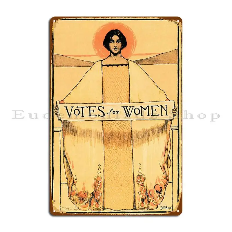 Votes For Women 1913 American Woman S Suffrage Political Metal Sign Wall Mural Pub Club Create Decoration Tin Sign Poster