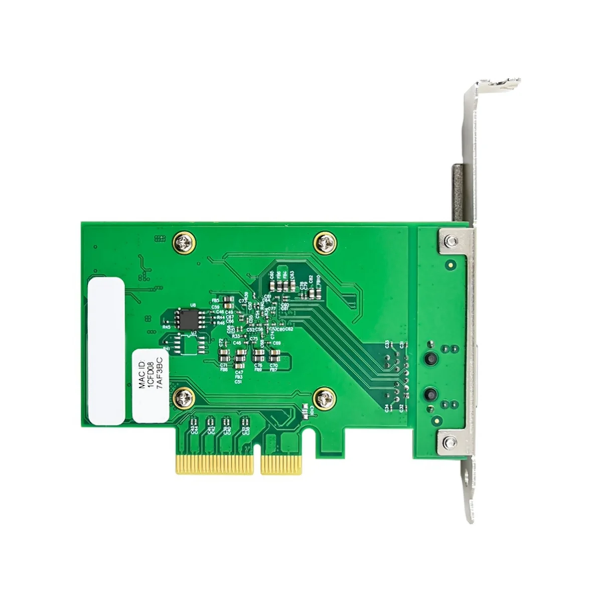 PCI-E X4 10Gigabit Single Electrical Port Server Network Card Server NIC AQC107 RJ45 Ethernet NIC for PC Laptop