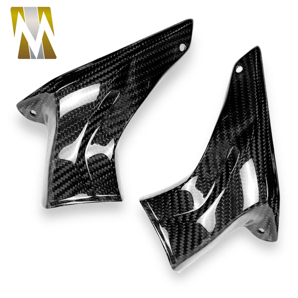 Universal 108MM Motorcycle Brake Caliper Cover Air Duct For YAMAHA MT07 MT09 R1 R6 R25 Carbon Fiber Modified Parts