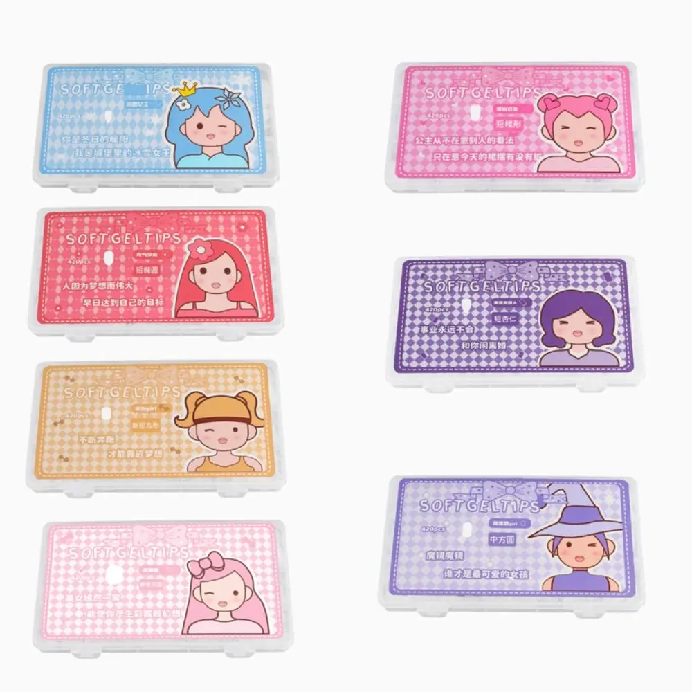 Gifts Ultra Short Matte Nail Tips Waterdrop Almond Shape Thin Seamless Artificial Nails No Trace Nail Stickers