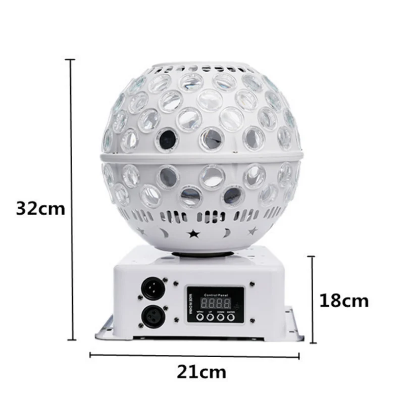 Bola mágica led portátil profissional ktv piscando efeito de iluminação de palco com controle remoto para luci led discoteca dmx