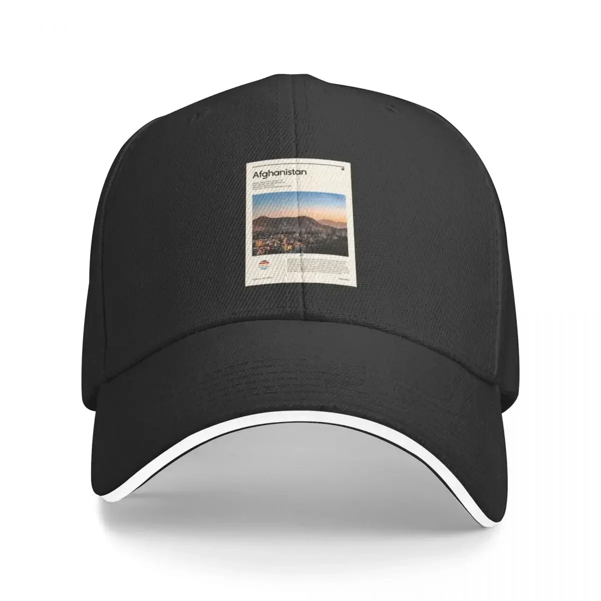 

Visit Afghanistan (Travel poster) Baseball Cap tactical cap Funny hats Golf Wear Men Women's