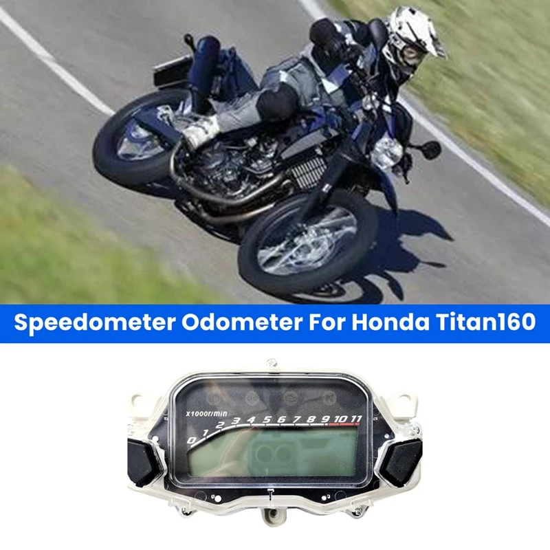 

1 шт., цифровой спидометр для мотоцикла, одометр для Honda Titan160, сменные аксессуары