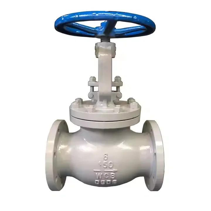 Factory Premium Quality Durable 6 Inch Cast Steel WCB Globe Valve Class 300 Stop Valve with Hand Wheel for Oil Gas Water
