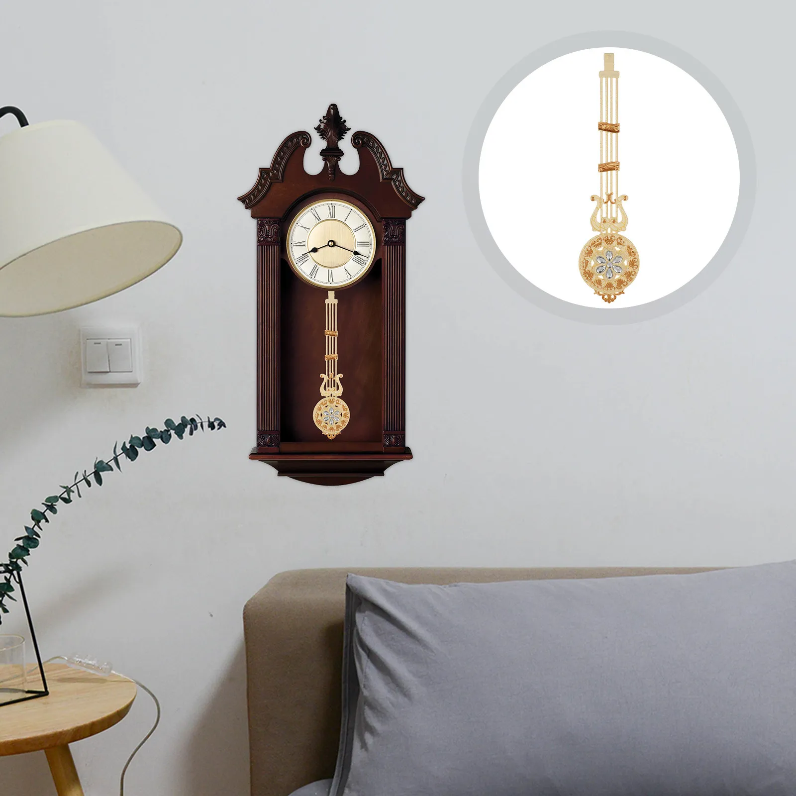 Plastic Quartz Clock Pendulum Replacement Wall Clock Parts DIY Repairing Supply Smooth Quiet Operation Home Decor