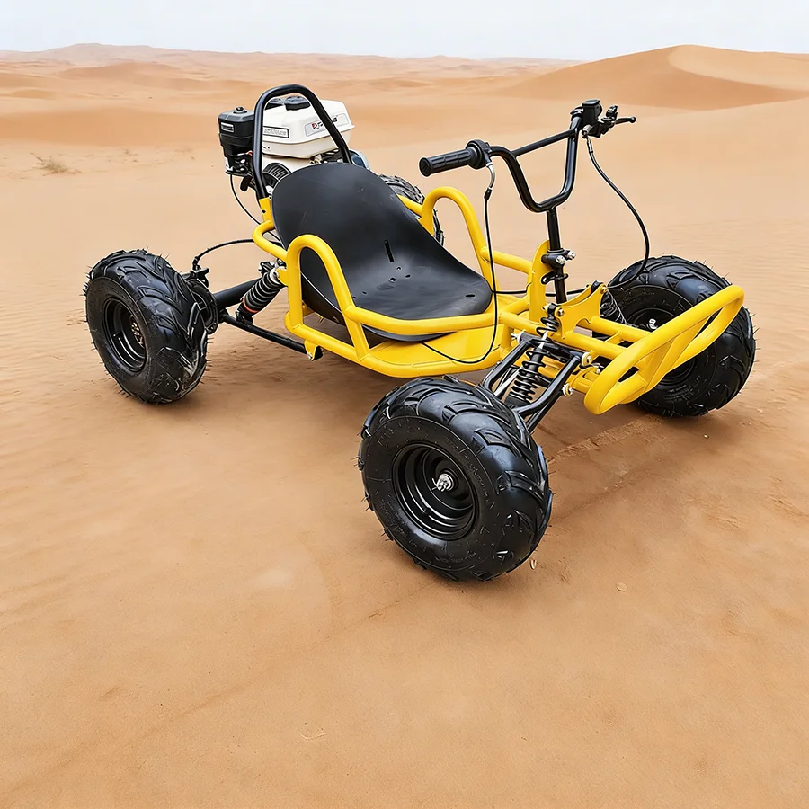 &Gas Pedal Go Kart for Adults Off-Road Racing All-Terrain UTV Beach Mountain Drift Sand Dune 4 Stroke Engine Chain Drive