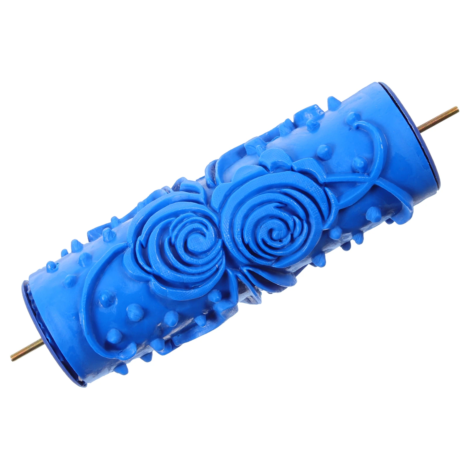 

Wall Decoration Pattern Roller Blue Soft Rubber Glue Head Paint Tool ZZ0077 Flowers Wood Grain Rollers