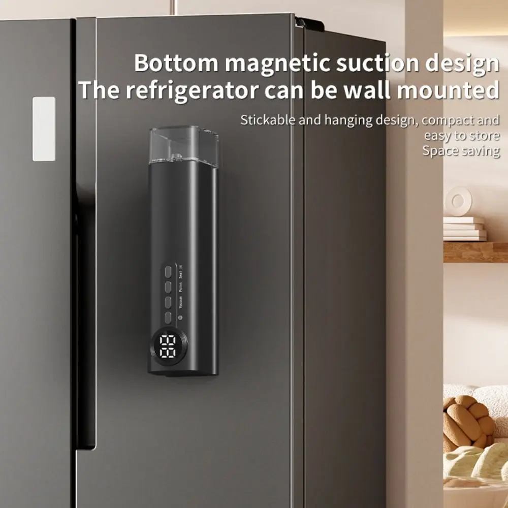 Handheld Automatic Vacuum Sealer Compact Plastic Food Sealer with Strong Suction USB Charging Food Bag Sealer Picnic