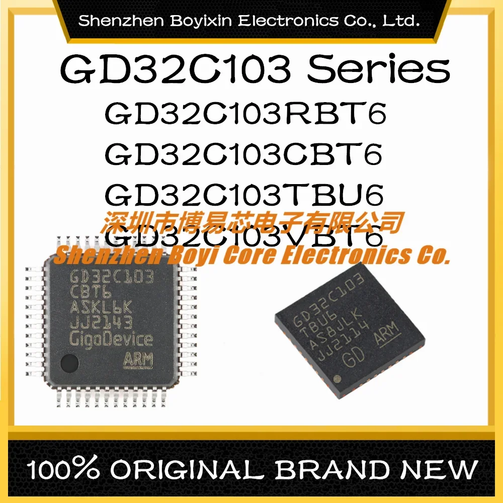 

GD32C103RBT6 GD32C103CBT6 GD32C103TBU6 GD32C103VBT6 New Original Genuine