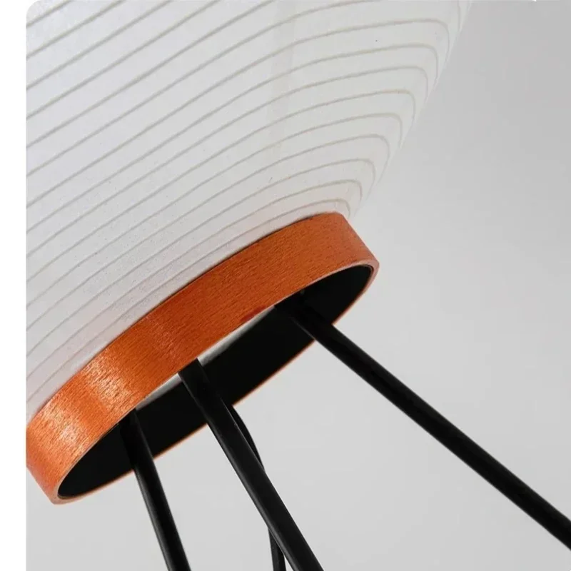 Noguchi Akari Rice Paper Floor Lamp Japanese Wabi Sabi Vintage Standing Light for Bedroom Living Room Bedside Classic Home Decor
