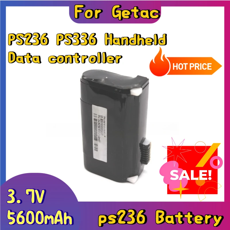 

3.7V 5600mAh High Quality PS236 Battery for Getac PS236 PS336 Handheld Data Controller