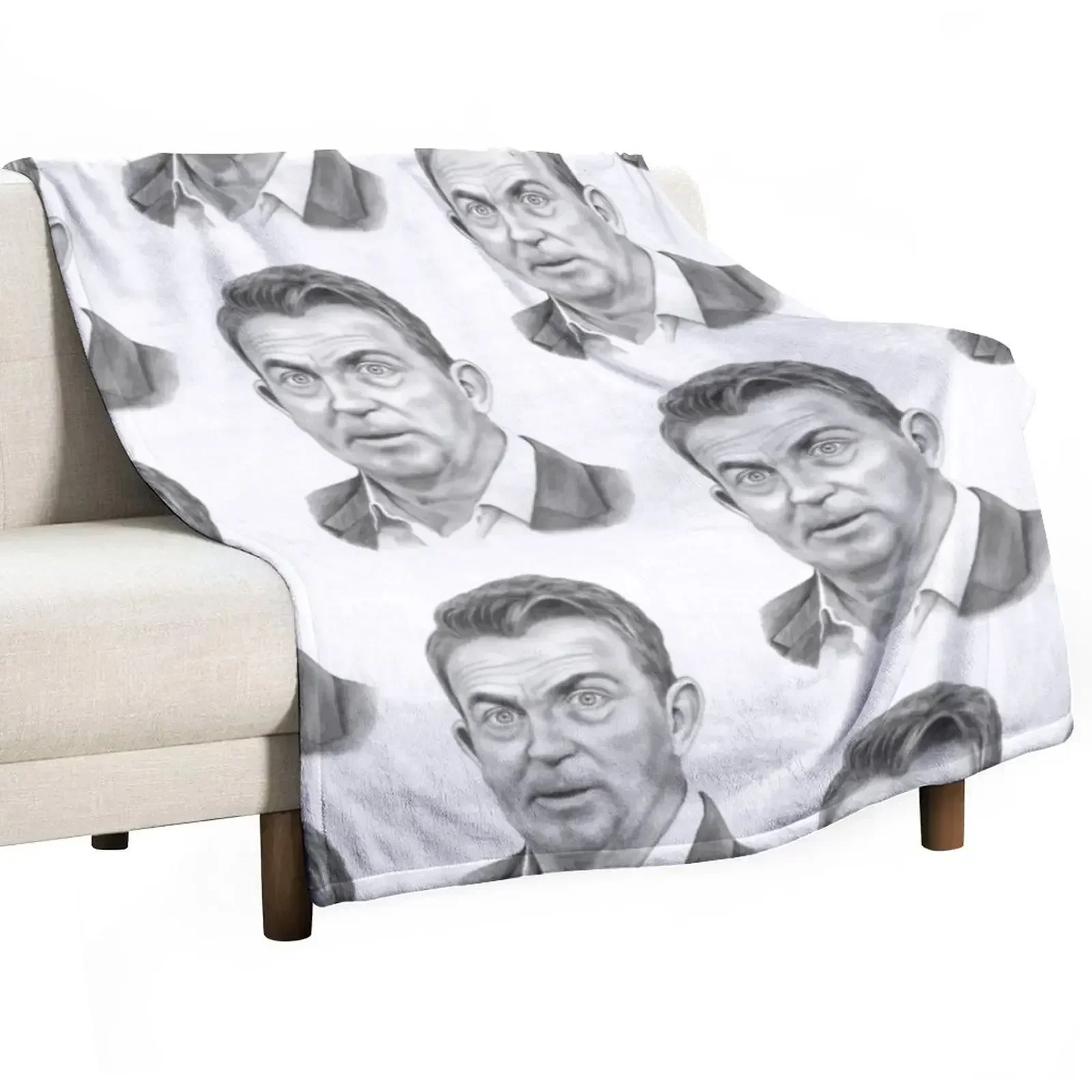 

Bradley Walsh Throw Blanket Thin Sofa Quilt Retros Blankets