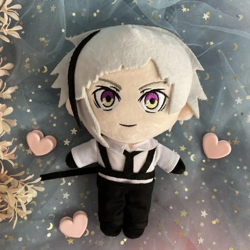 Stray A Dogs Anime Peripheral Doll Short Haired Velvet Edogawa Rampage Zhongyuan Nakano Ryunosuke 20cm Q Cotton Version Doll New