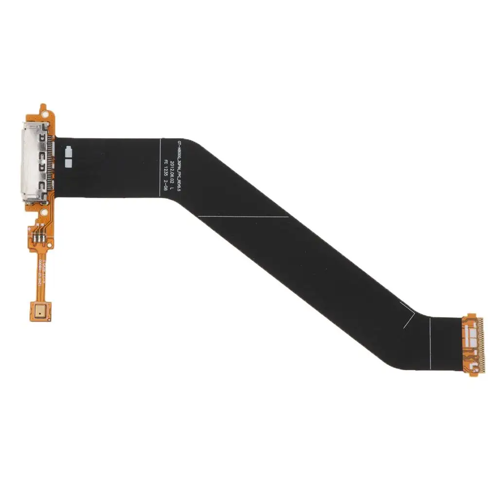 كابل مرن لمقبس شحن USB لشريط شاحن الكمبيوتر اللوحي Samsung N8000 FFC