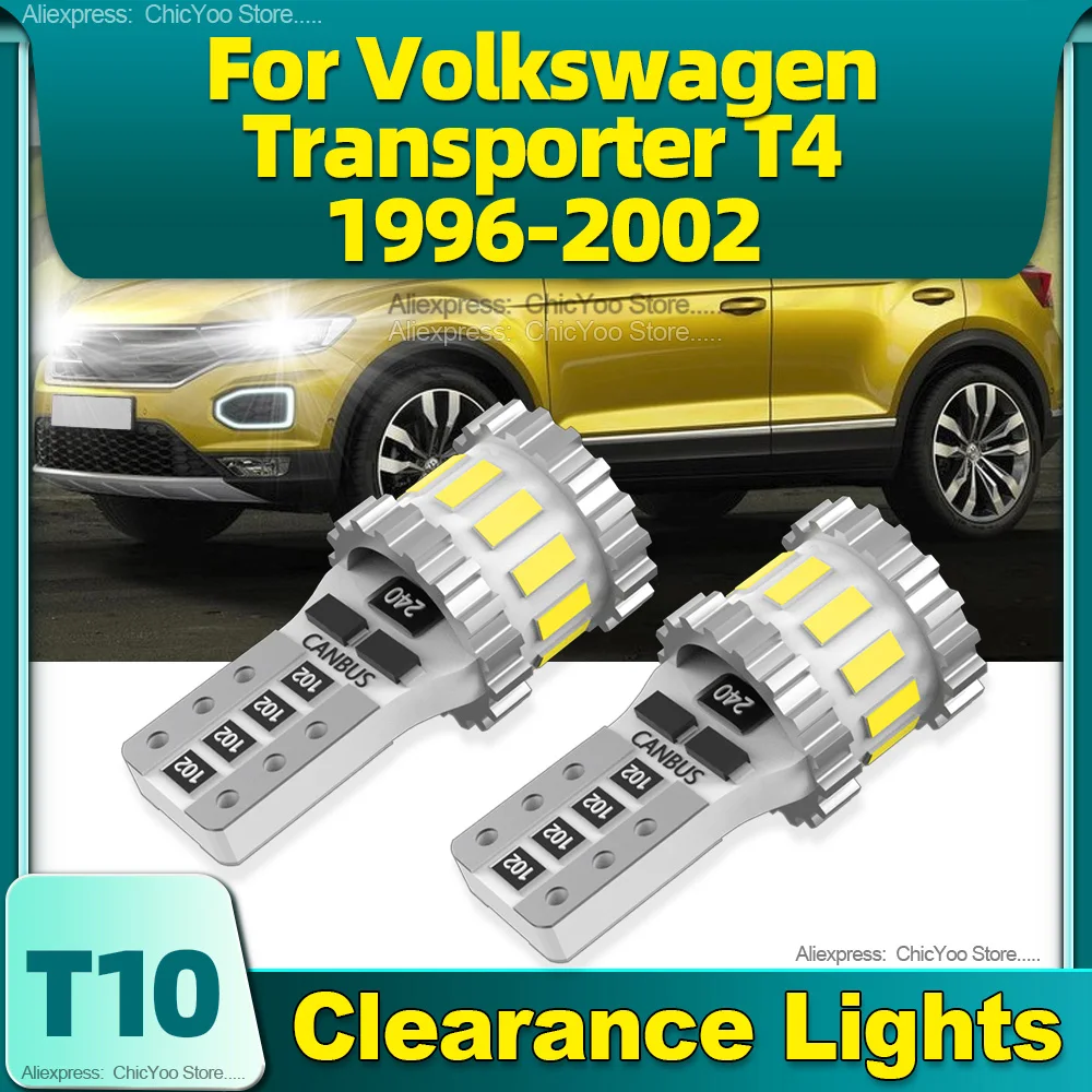 6000K T10 W5W Led Car Bulbs Canbus Clearance Lights For Volkswagen Transporter T4 1996 1997 1998 1999 2000 2001 2002