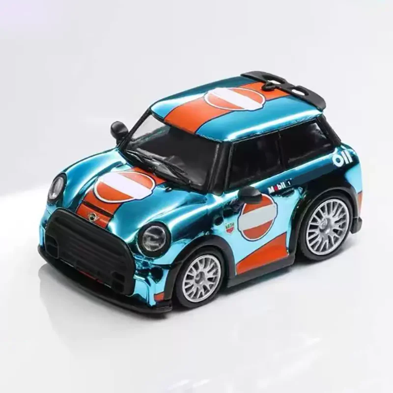 Demon King Auto 1:64 Mini Cooper Q Version Series Vol.3, Modelo de Coche de Aleación, Juguete de Simulación, Colección de Escritorio, Regalo, Exhibición Estática
