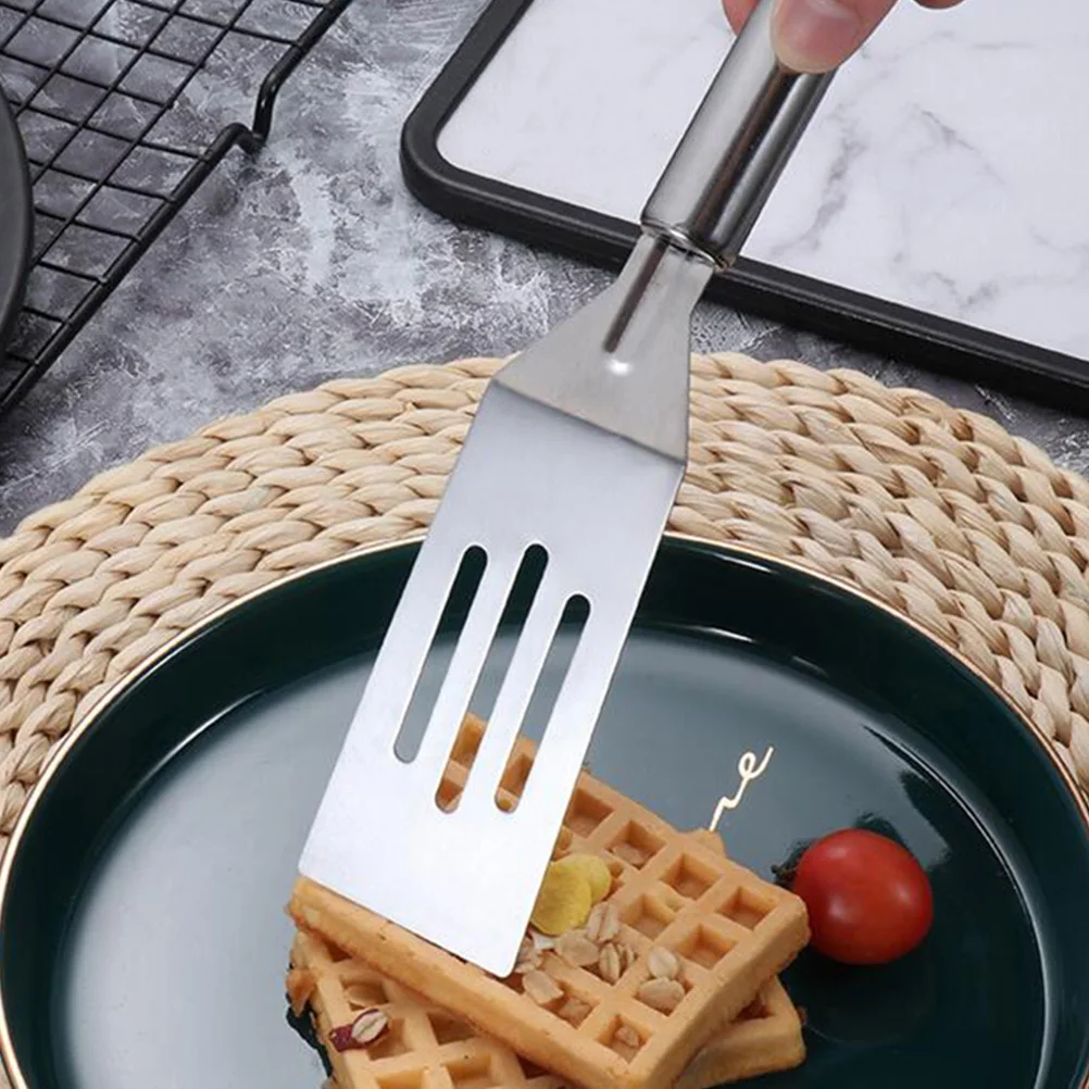 

3 pcs Stainless Steel Spatulas Multi-Purpose Cake Cutters Wear-Resistant Kitchen Spatulas For Frying Fish Steak Pizza