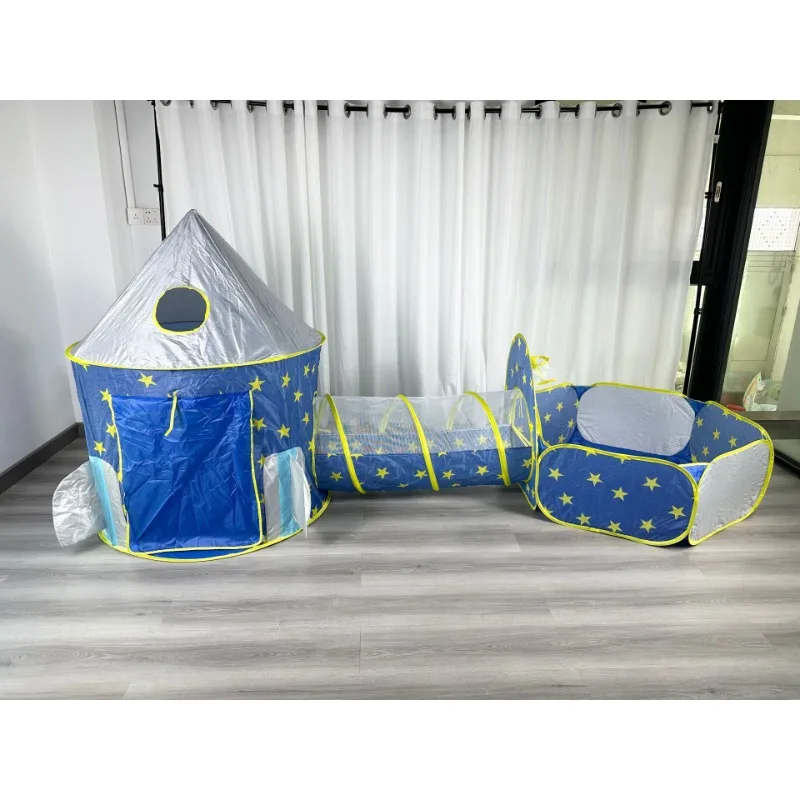 Tenda da gioco per bambini 3 in 1 con tunnel, supporto da basket, per bambini, pop-up, per interni ed esterni, per casetta da gioco, regali per bambini