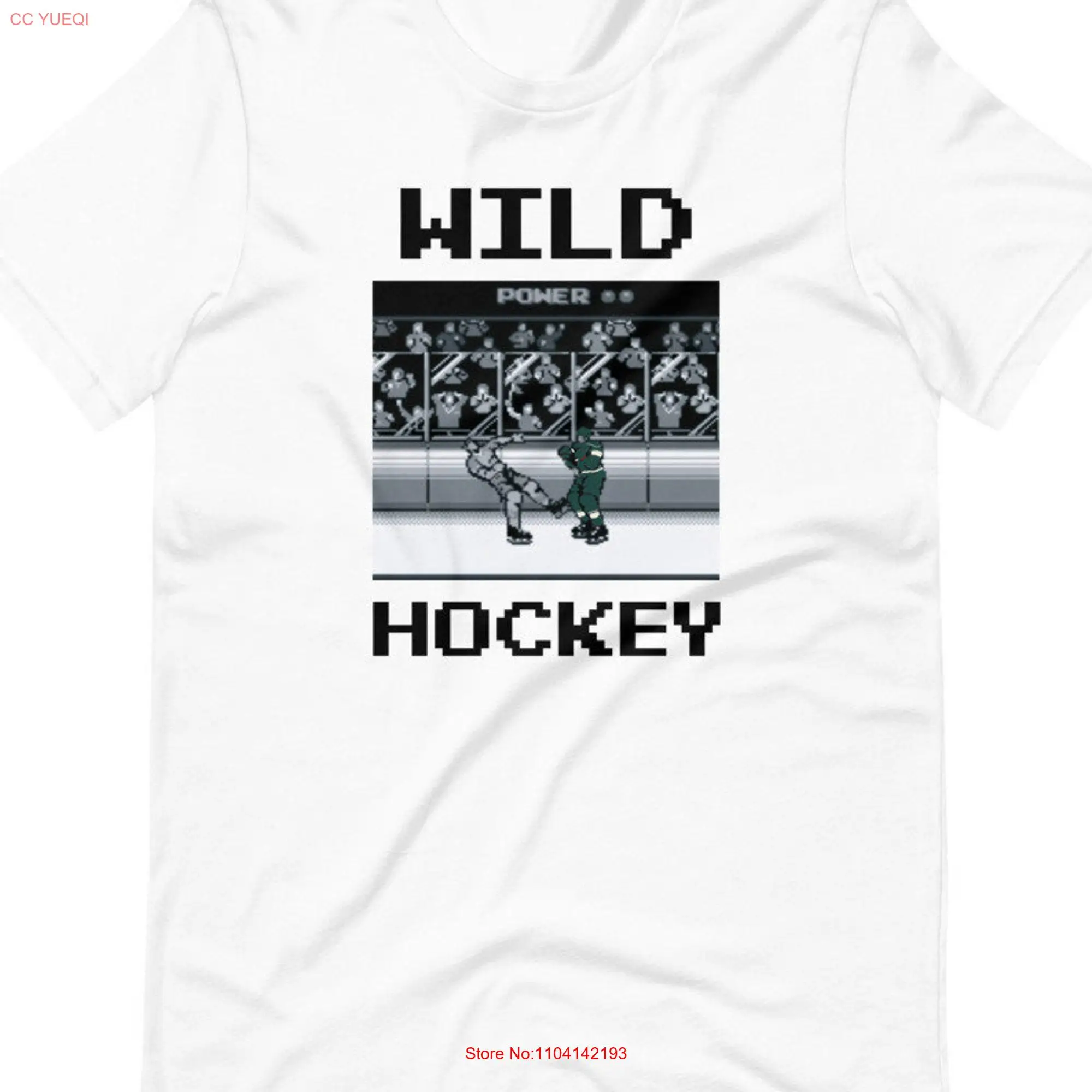 Minnesota T Shirt  Hockey long or short sleeves