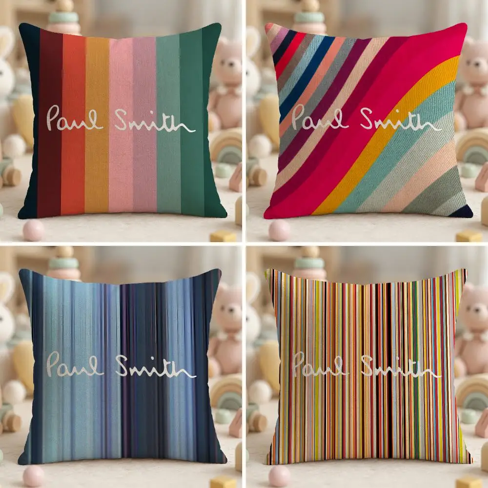 Classic Brand P-Paul SmithS Cushion Cover Ultra Soft Throw Pillow Cover Skin Friendly for Sofa Bed Home Decor Gift