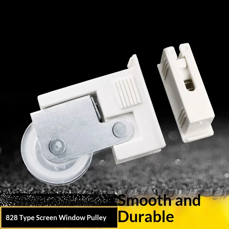 828 Old-Style Aluminum Alloy Sliding Window Sash Roller Horizontal Balcony Screen Lower Rail Hardware for Home Improvement