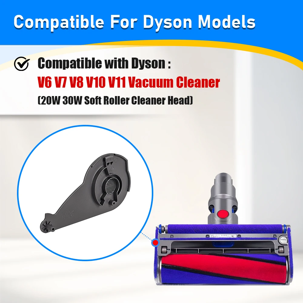 Roller Brush Bar End Cap Cover Attachments For Dyson V6 V7 V8 V10 V11 Vacuum Cleaner End Cap Side Replacement Part