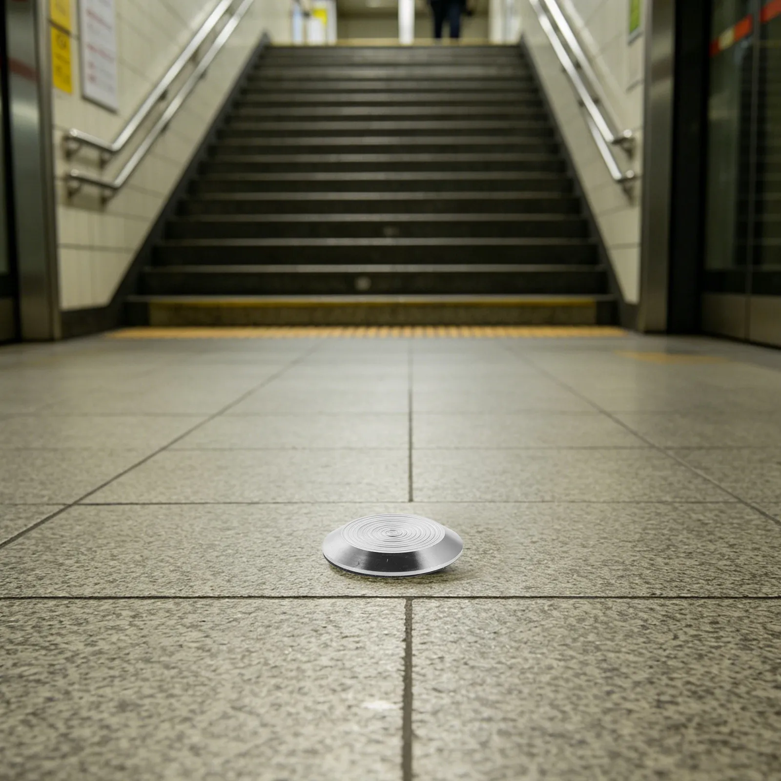 Self Adhesive Tactile Dome Studs for Blind Pathway Safety Floor Surface Warning Indicator Ada Compliant Stair Ramp Navigation