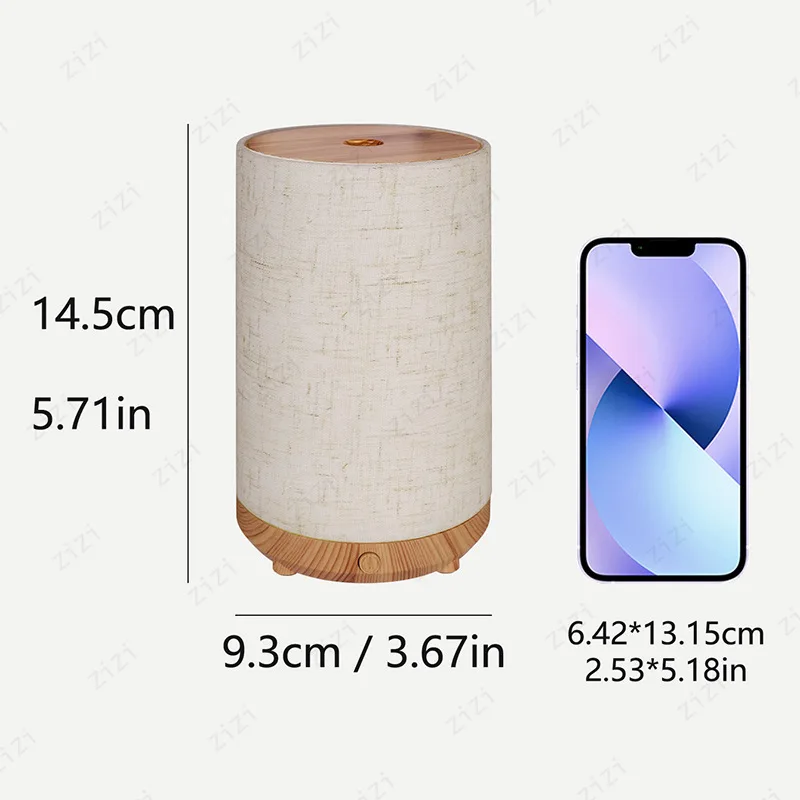 Ins Countryside Simple Fabric USB Aromatherapy Machine Bedroom Home Night Light Ultrasonic Essential Oil Aromatherapy Machine image 5