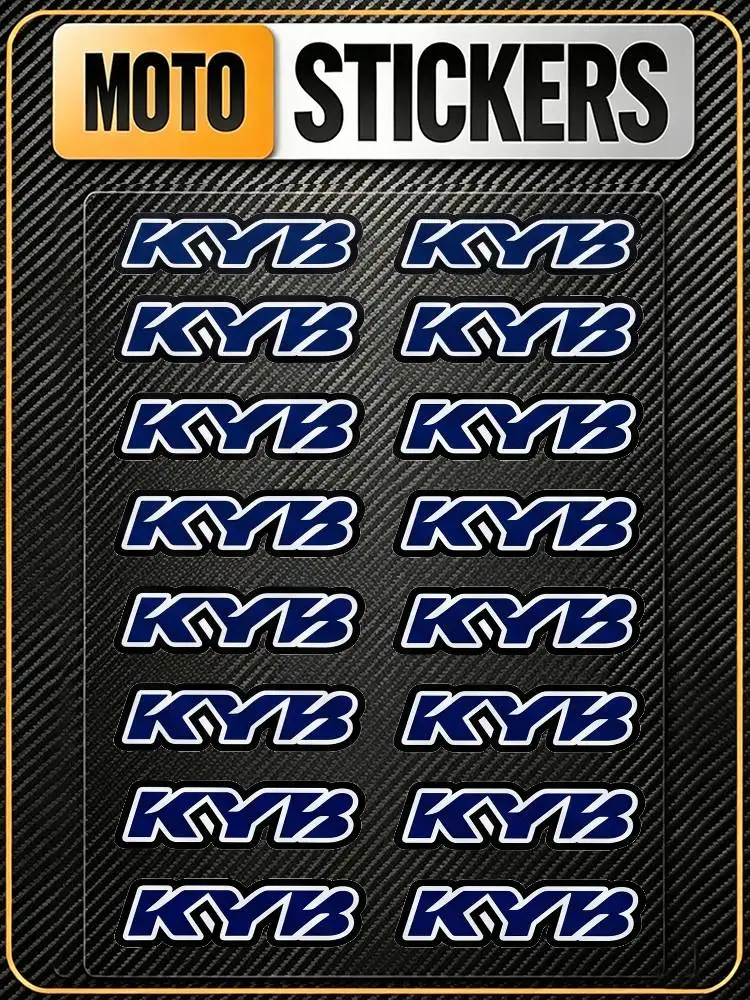 

FOR KYB RACING Durable Waterproof Reflective Decor Sticker Scratch Cover For Motorcycle Car Helmet Fridge Water Cup Accessories