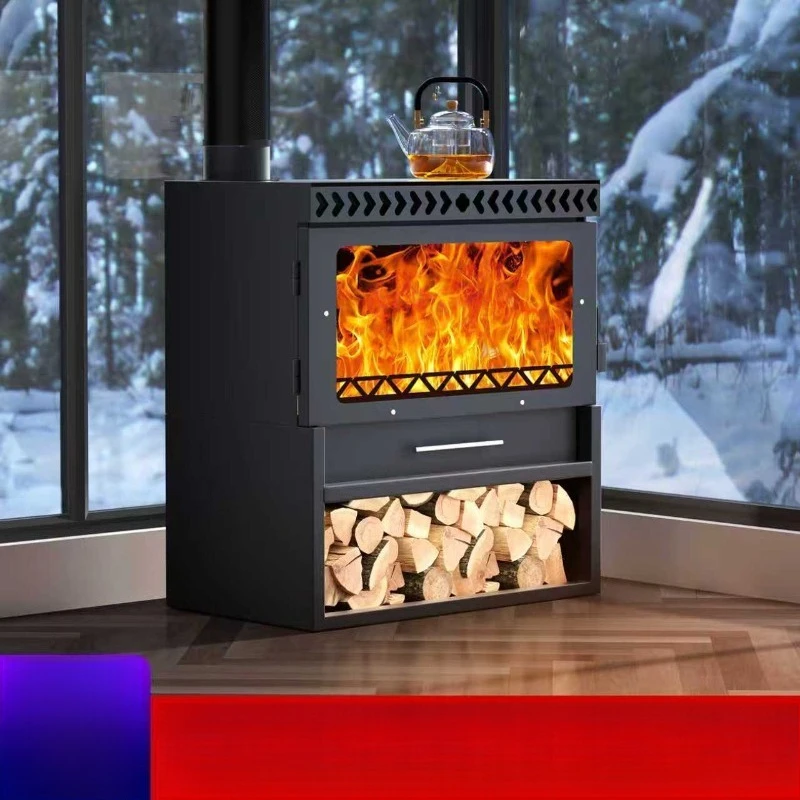 

Heating stove Firewood burning villa homestay household indoor small heating stove